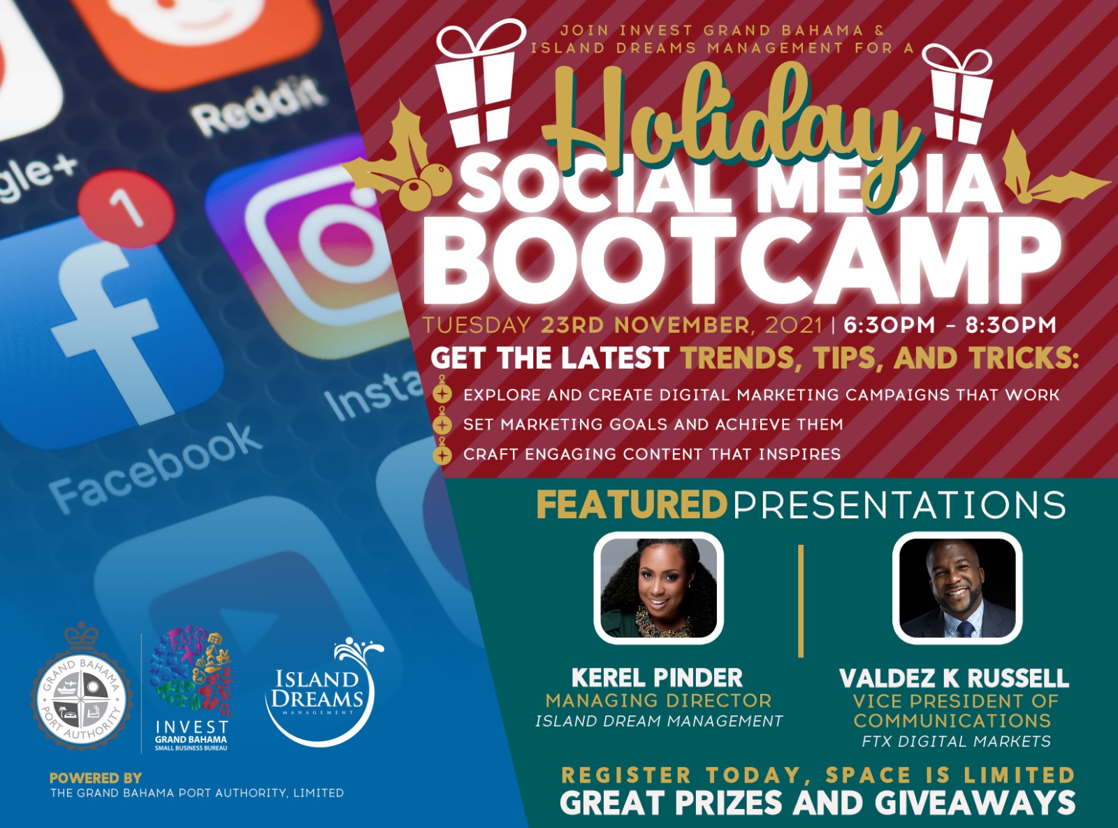 Holiday Social Media Boot Camp